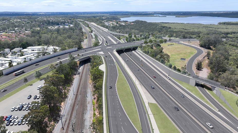 Artist's impression Coomera Connector and Gold Coast Highway North intersection