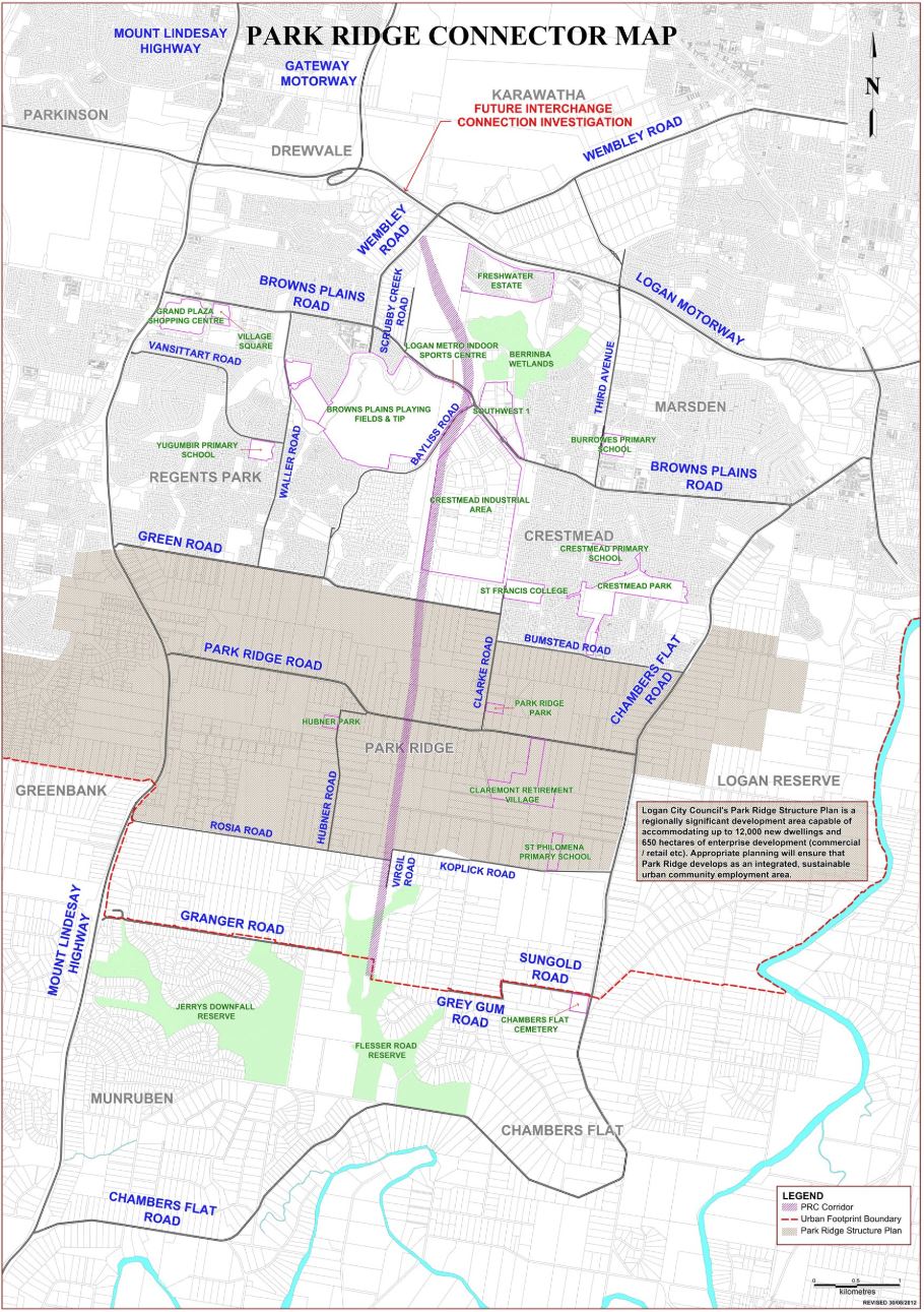 Park Ridge connector map