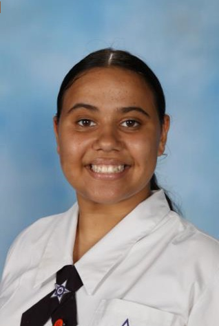Young person in a school uniform