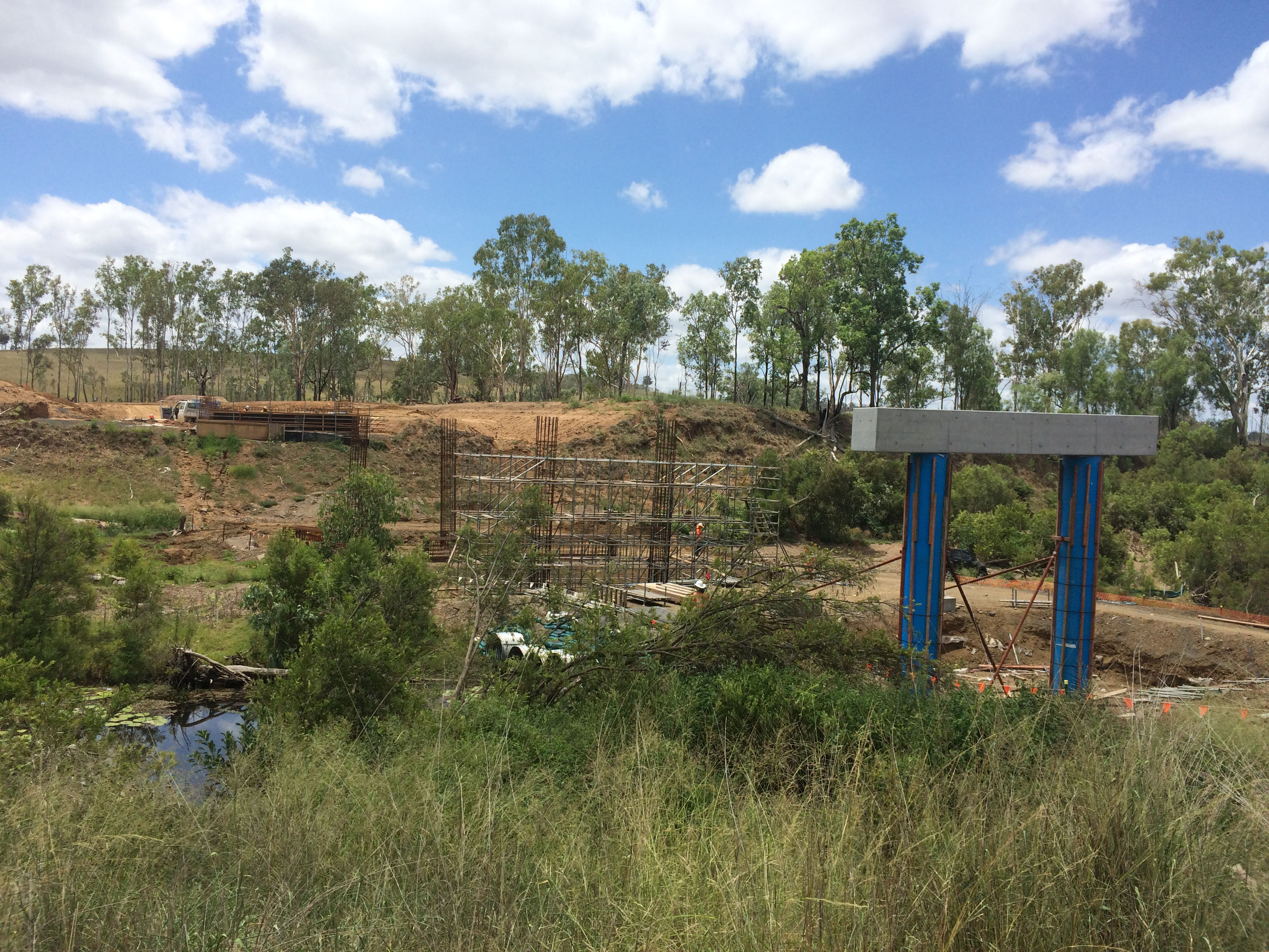 Piling and pile cap installation: December 2016