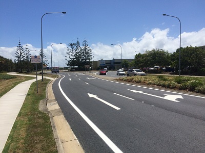 Kawana Way / Metier Linkway roundabout