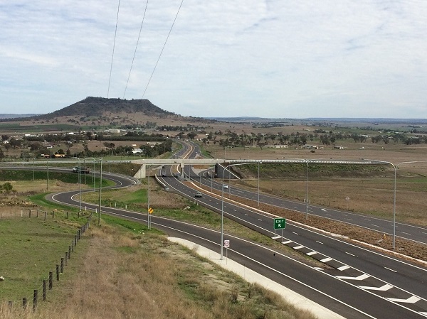 Toowoomba-Oakey Duplication Project Stage 1 completion, August 2016.