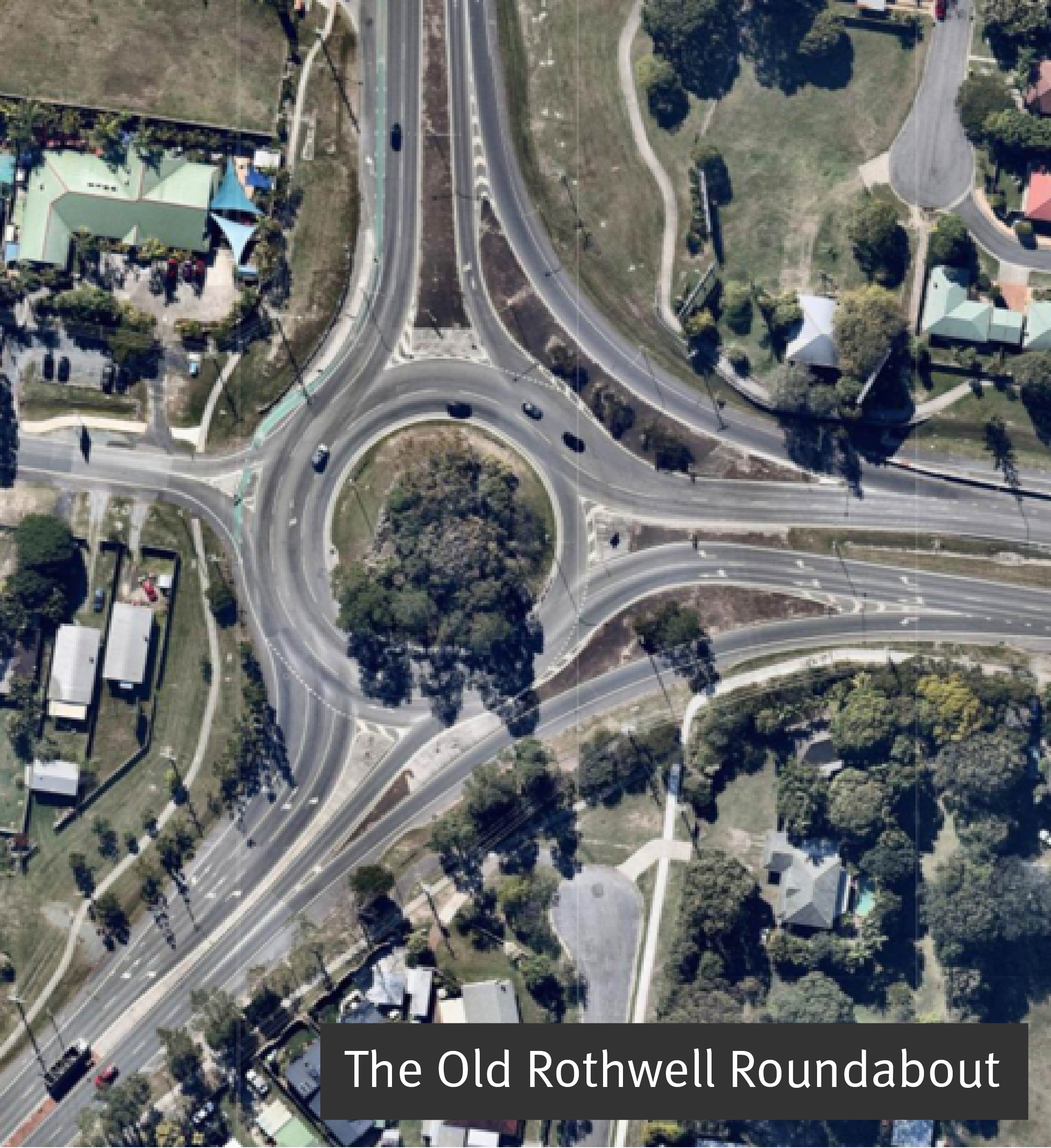 The old Rothwell roundabout