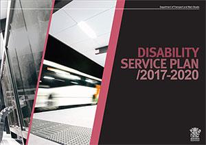 Front cover of the Disability Service Plan 2017-2020