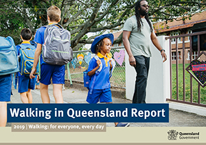 Cover of the Walking in Queensland report