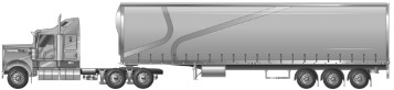 Common 6 Axle Semitrailer