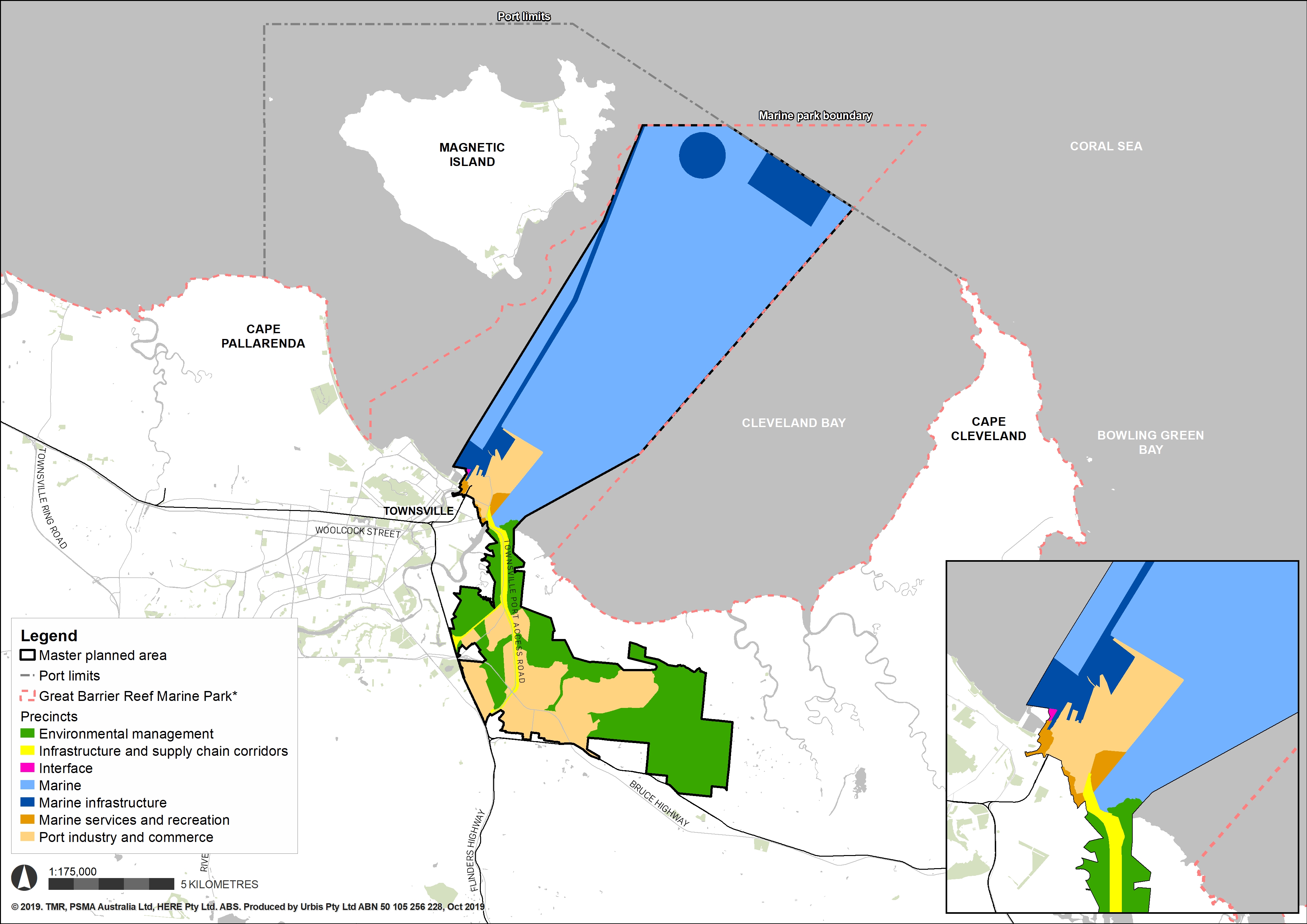 Townsville City Council Mapping Master Planning For The Priority Port Of Townsville (Department Of  Transport And Main Roads)