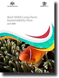 Cover of the Reef 2050 Long-term sustainability plan
