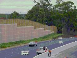 South East Freeway – timber planks