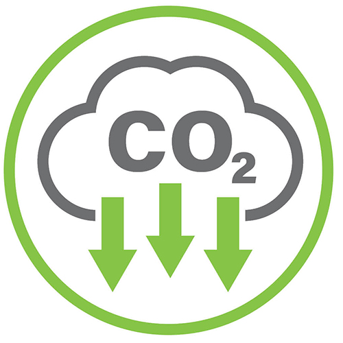 Sustainable Road Co2 icon
