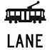 Tram lane sign