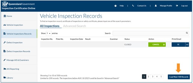 Incorrect inspection certificates and reports (Department of Transport ...
