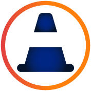  Icon of a construction cone with a circle around it