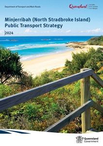 Front cover of the Minjerribah (North Stradbroke Island) Public Transport Strategy