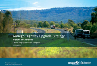 Front cover of the Warrego Highway Upgrade Strategy