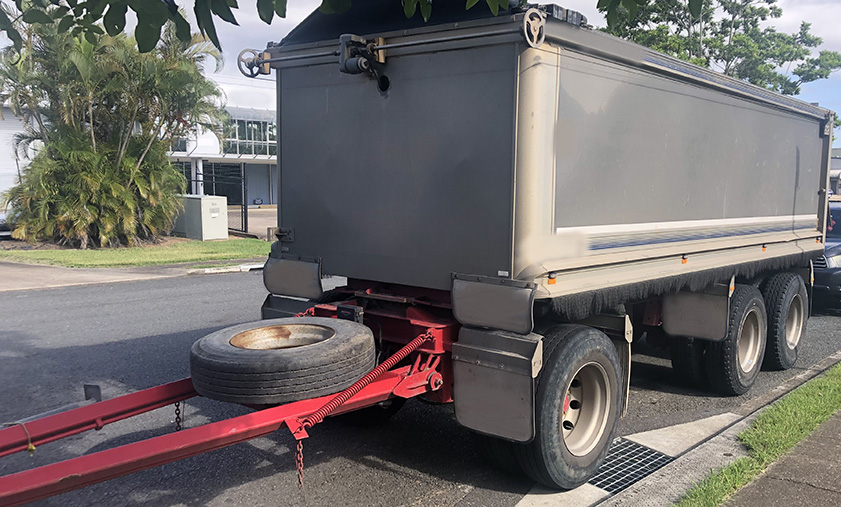Image showing example of a dog trailer