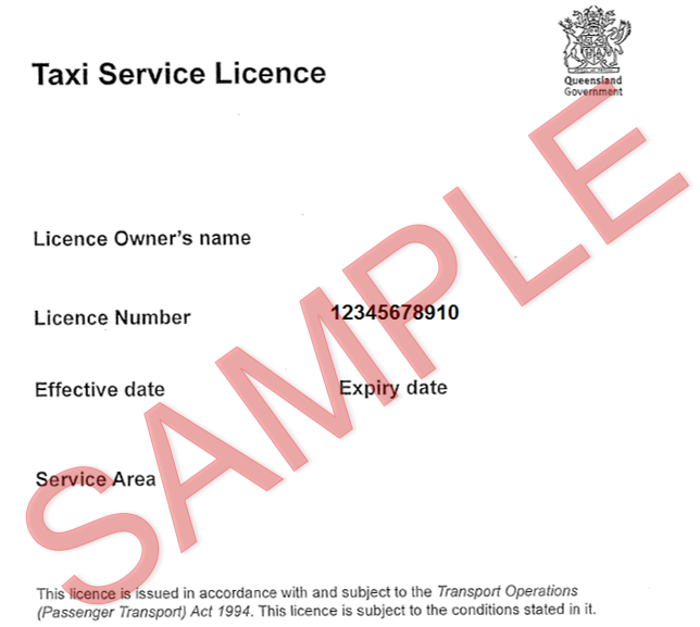 Taxi service sample image