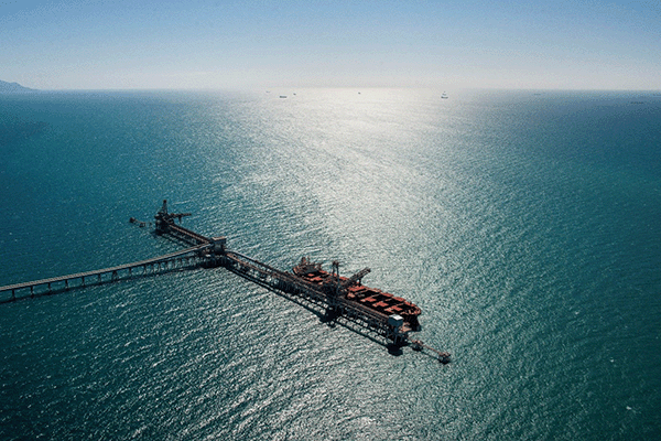 Aerial view of the Port of Abbot Point