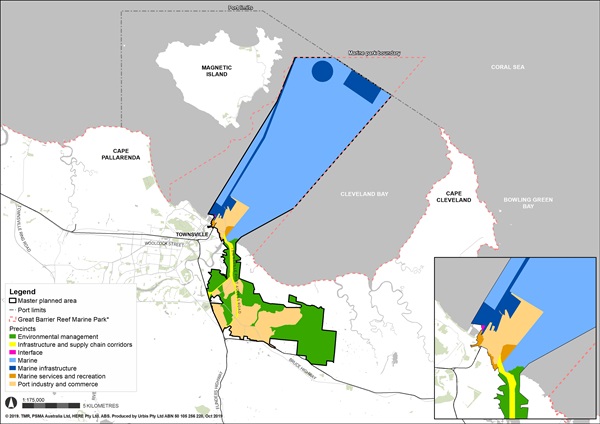 Townsville Master Planning Area and Precincts