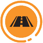 Icon of a road