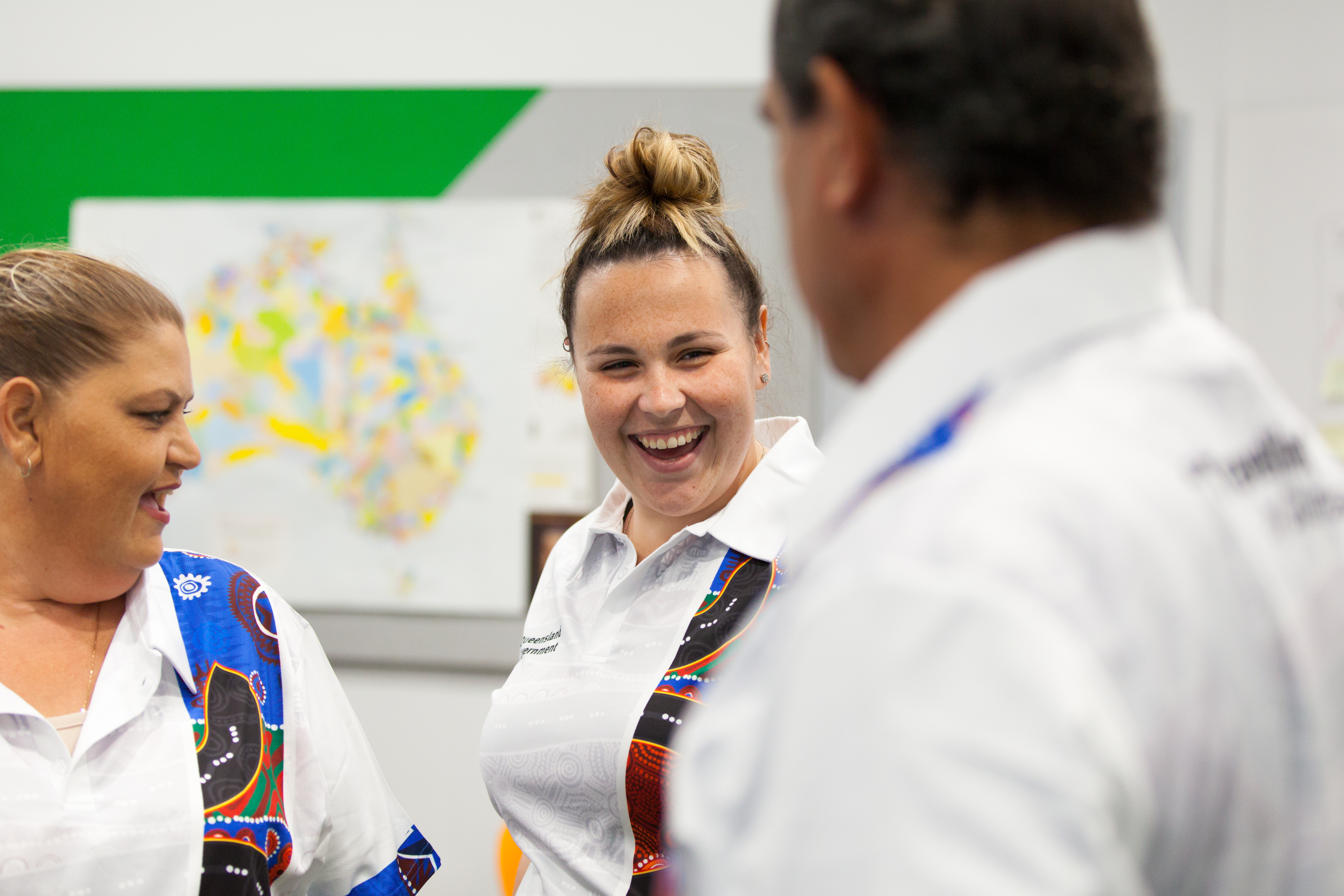 Jody Brumby and Aimee Ballangarry members of the Indigenous Employee Network