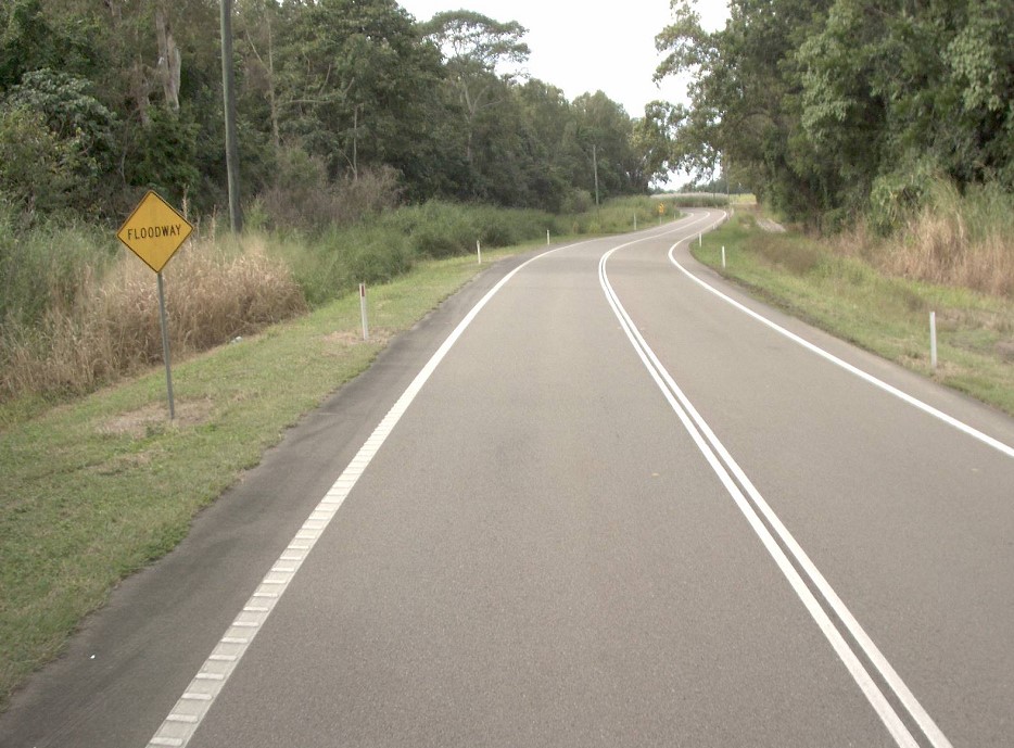 Gairloch floodway on the Bruce Highway north of Ingham