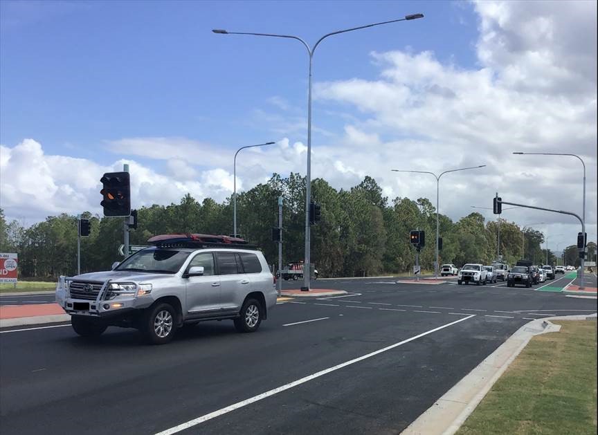 Intersection at Old Toorbul Road