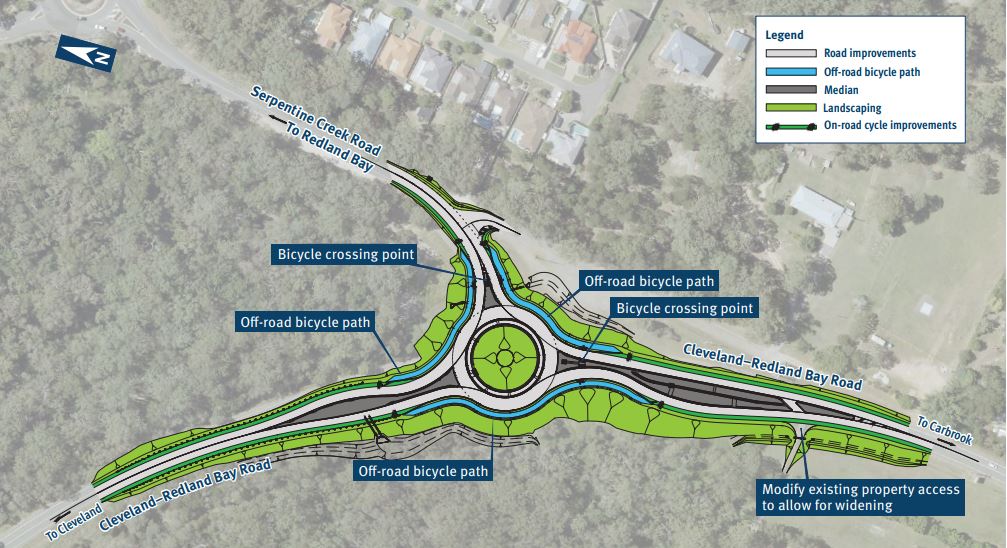 Cleveland Redland Bay Road and Serpentine Creek Road upgrade
