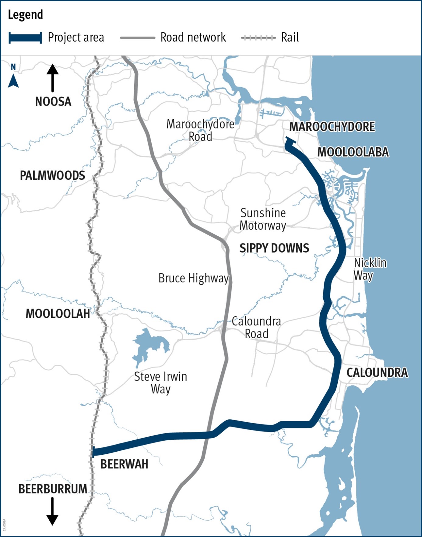 Direct Sunshine Coast Rail Line - October 2023