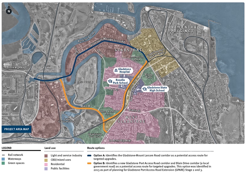 Map of proposed works