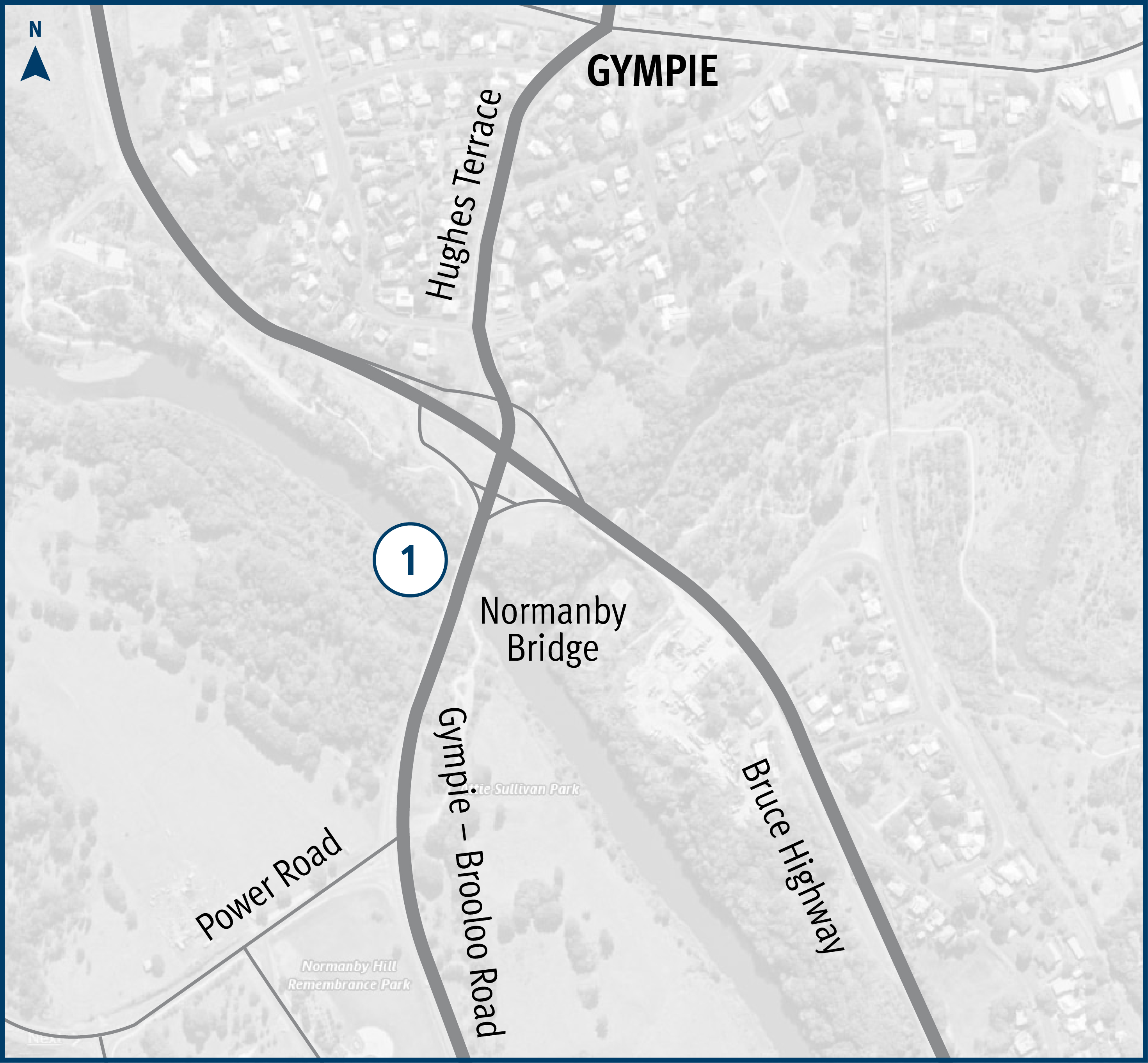 Gympie active transport map