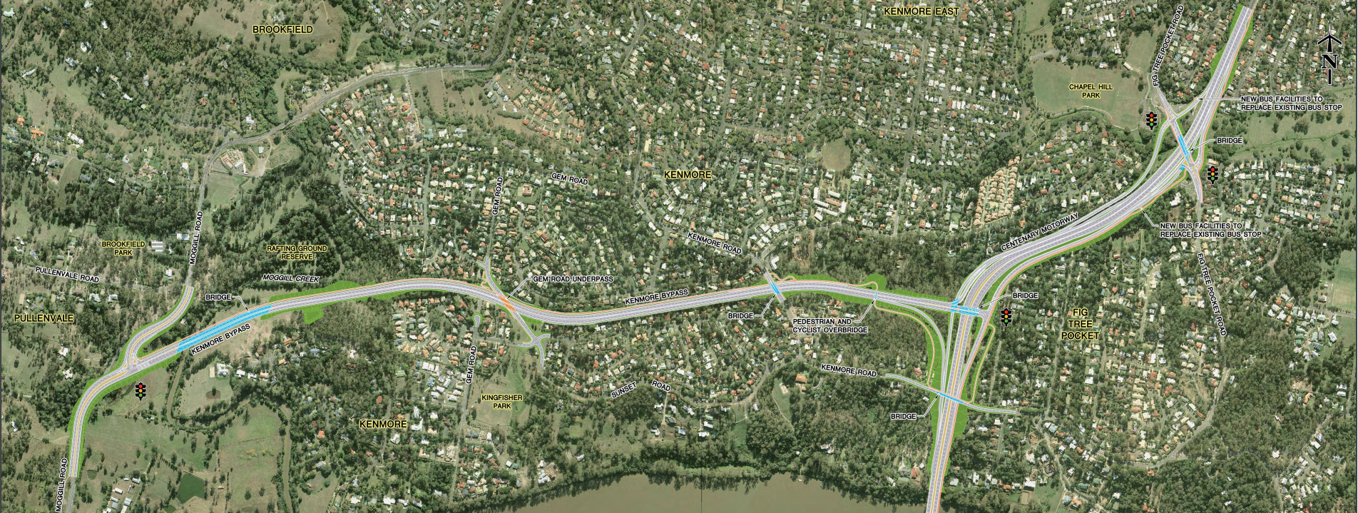 Planning design for the Kenmore bypass planning study