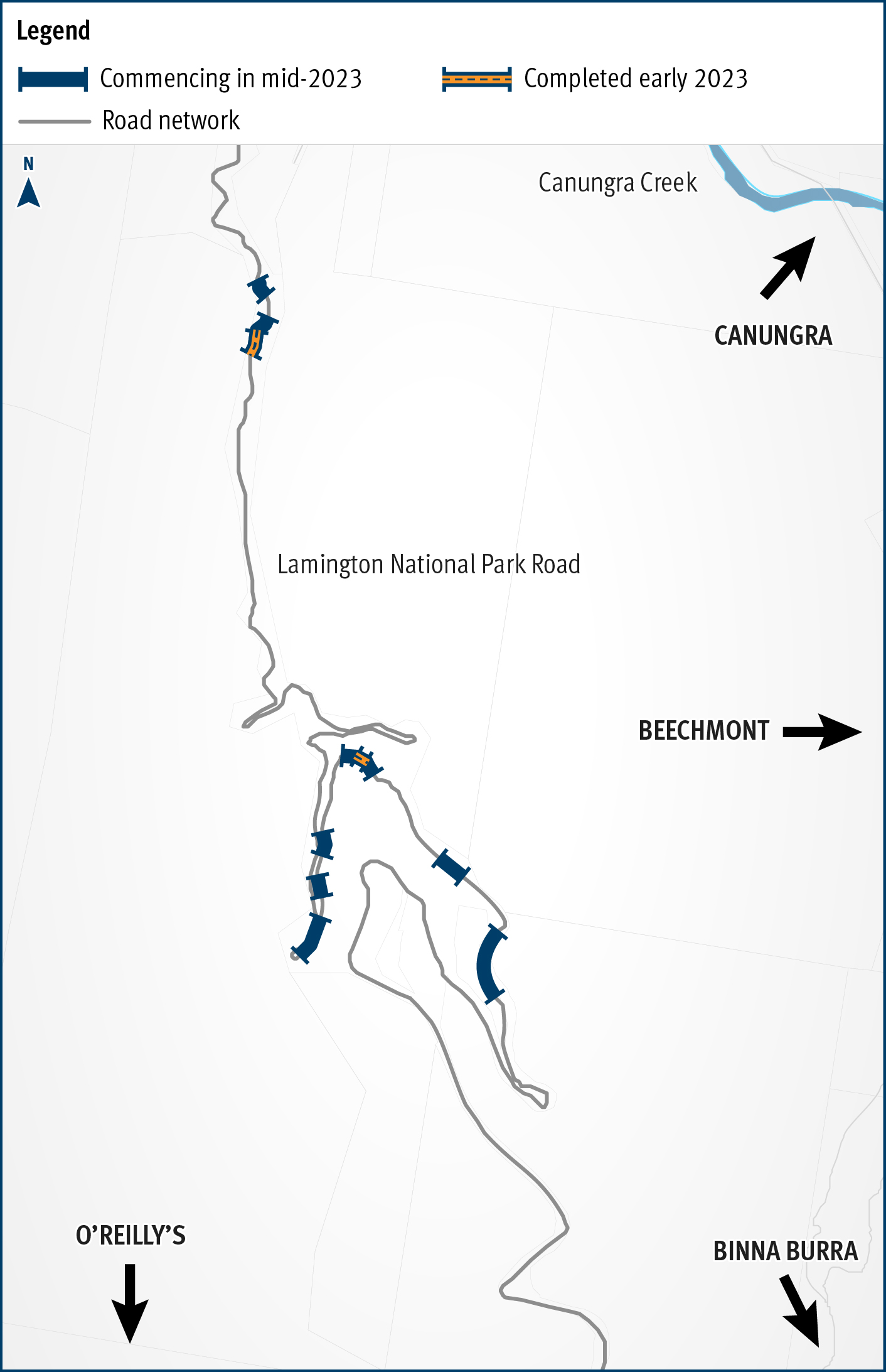 Lamington National Park Road Disaster Recovery Funding Arrangements