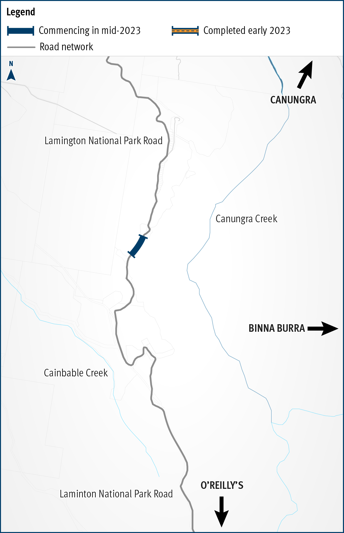 Lamington National Park Road Disaster Recovery Funding Arrangements