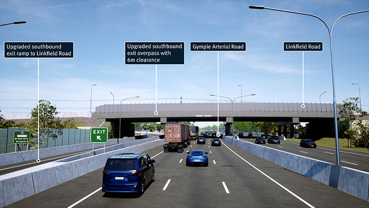 Overpass Rd Linkfield Road overpass upgrade | Department of Transport and Main Roads