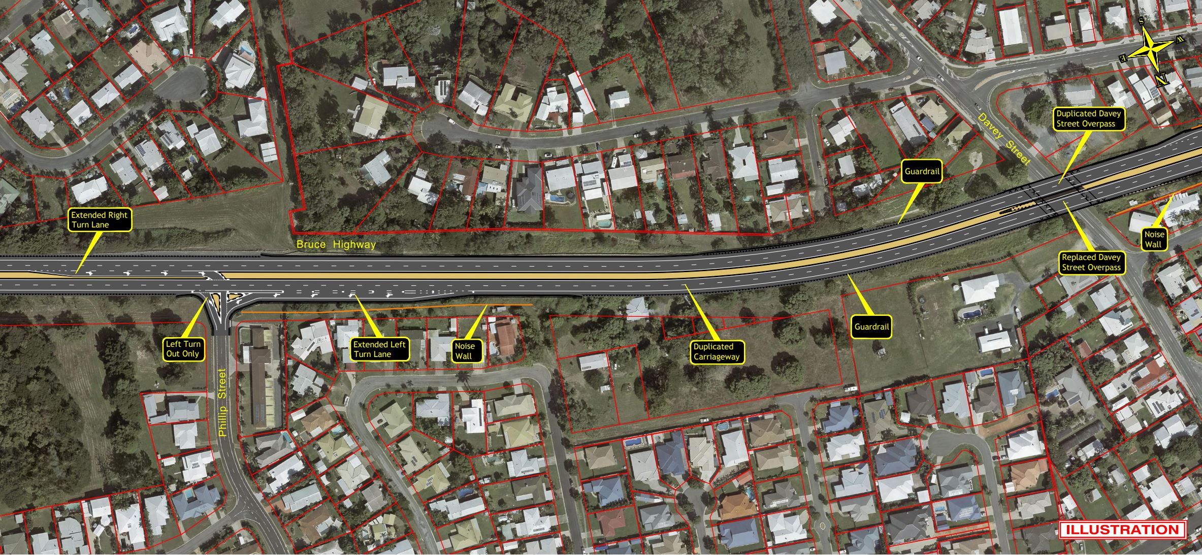 Mackay Northern Access Upgrade Project map part 4