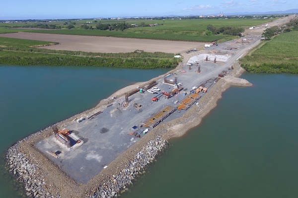 Pioneer River construction Mackay Ring Road