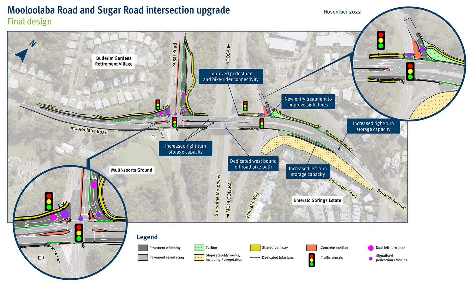 Mooloolaba Road and Sugar Road intersection upgrade Department of