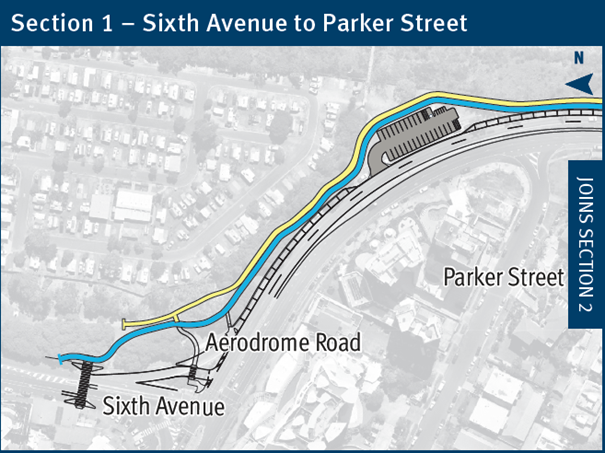 Mooloolaba to Maroochydore cycleway - Section 1