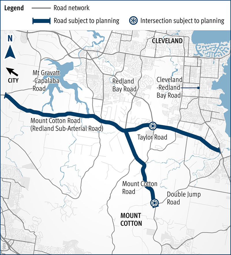 Mount Cotton Road Duncan Road to Double Jump Road planning study Department of Transport and