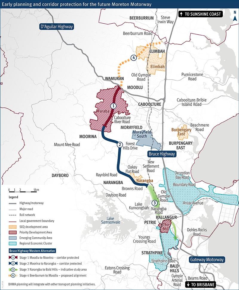 North Brisbane Bruce Highway Western Alternative, planning Department of Transport and Main Roads North Brisbane Bruce Highway Western Alternative, planning Department of Transport and Main Roads