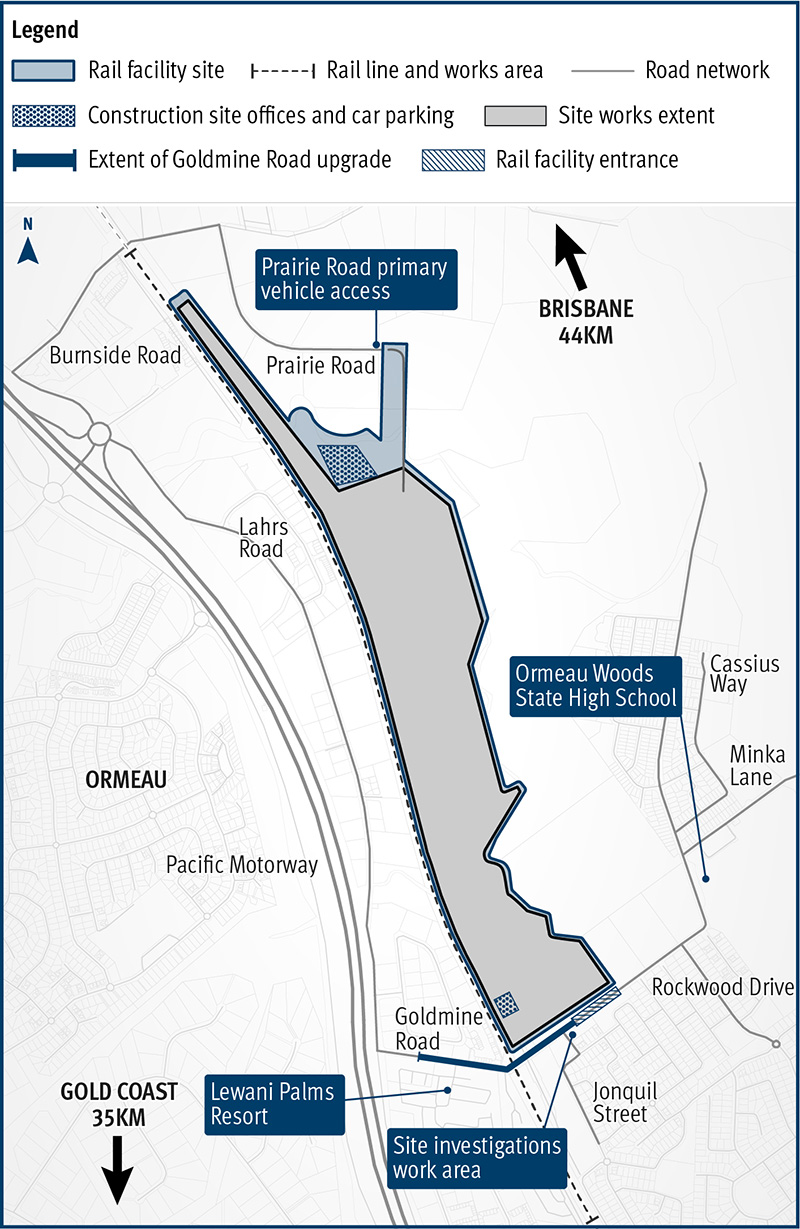 Ormeau rail facility | Department of Transport and Main Roads