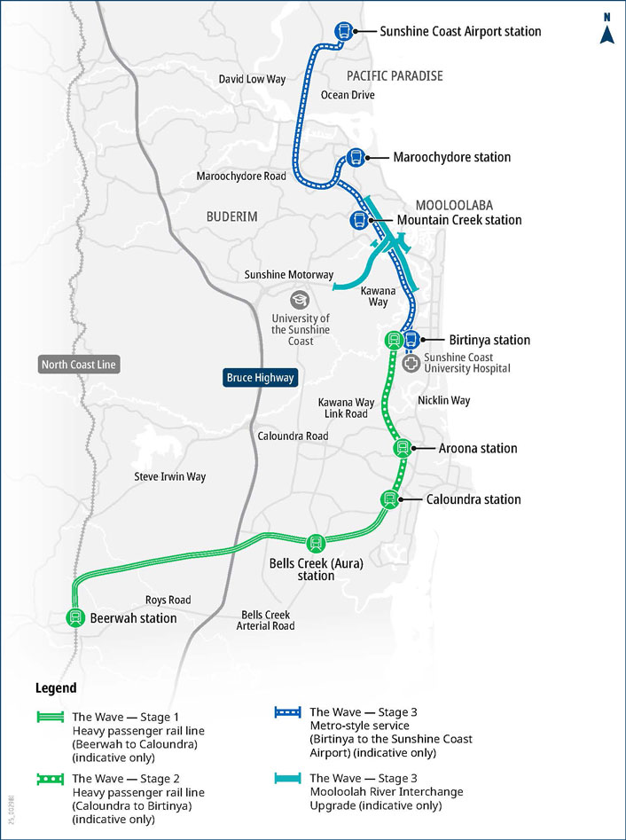 The Wave – Stages 1 and 2 (Rail) | Department of Transport and Main Roads