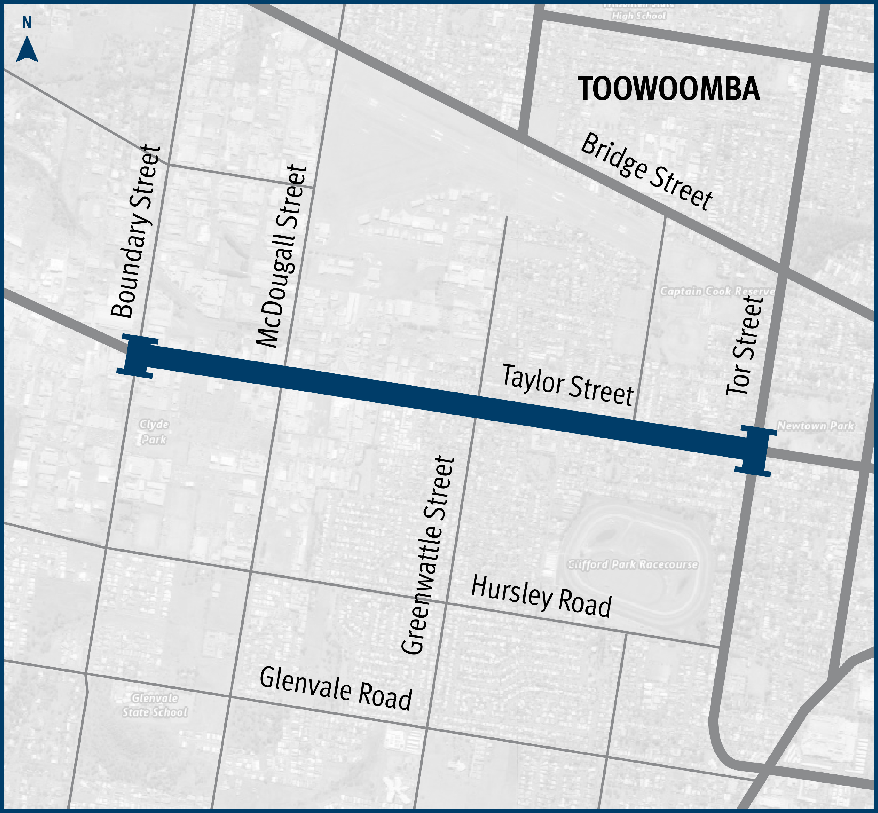 image of location map - Taylor Street