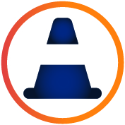  Icon of a construction cone with a circle around it