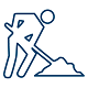 Road works icon