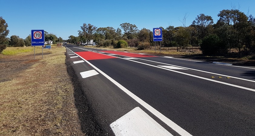 Township Entry Treatment at Drillham