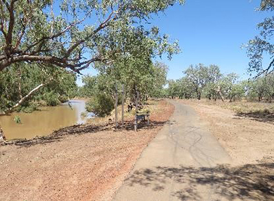 The Warrego River Walk in Charleville